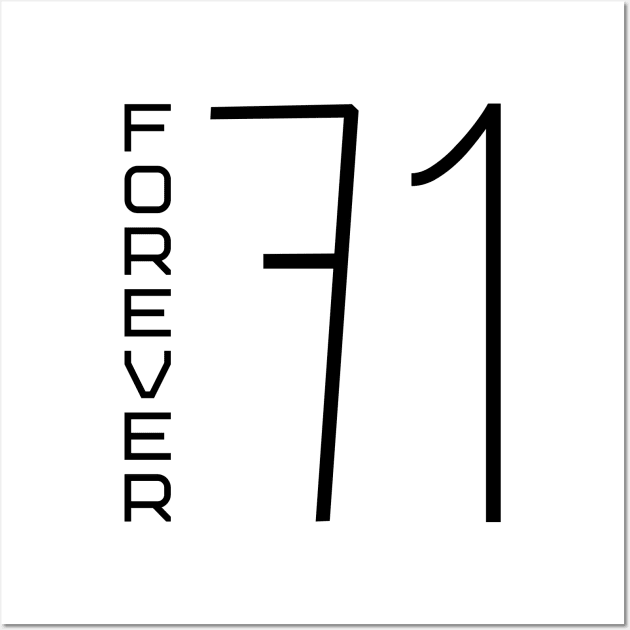 Forever 71 Wall Art by colorsplash